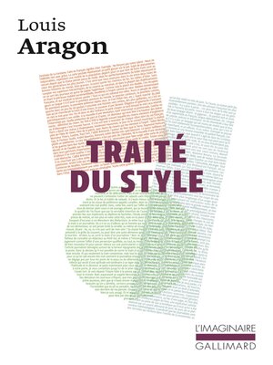 cover image of Traité du Style